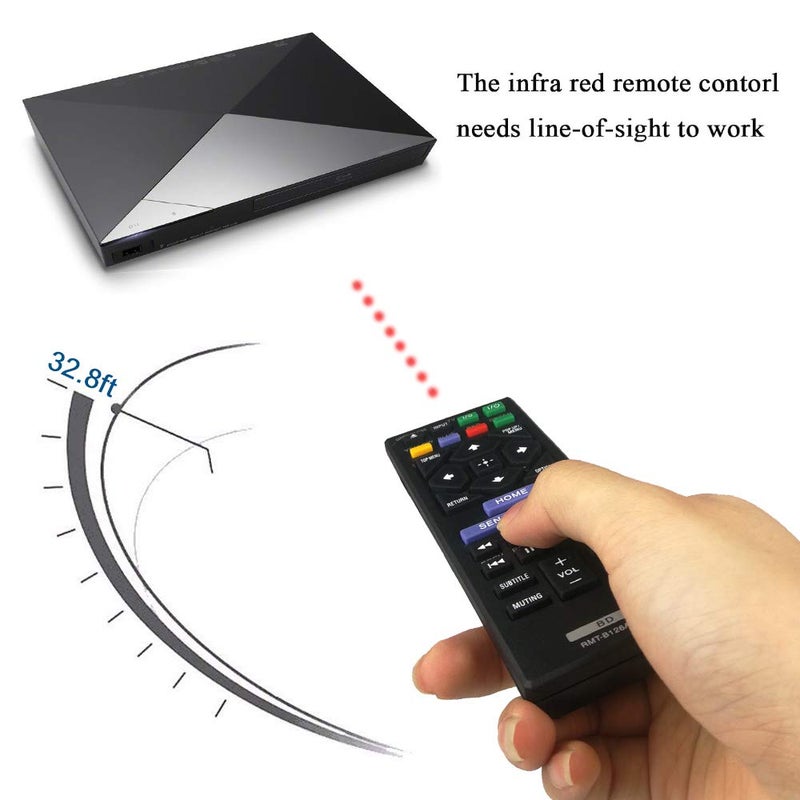 AZMKIMI New RMT-B126A Remote Control Replacement for Sony Blu-Ray Disc DVD Player BDPBX120 BDPBX320 BDPBX520 BDPBX620 BDPS1200 BDPS2100 BDPS2200 BDPS3200 BDPS5200D BDPS6200, sub RMT-VB200U RMT-VB100U - Image 2
